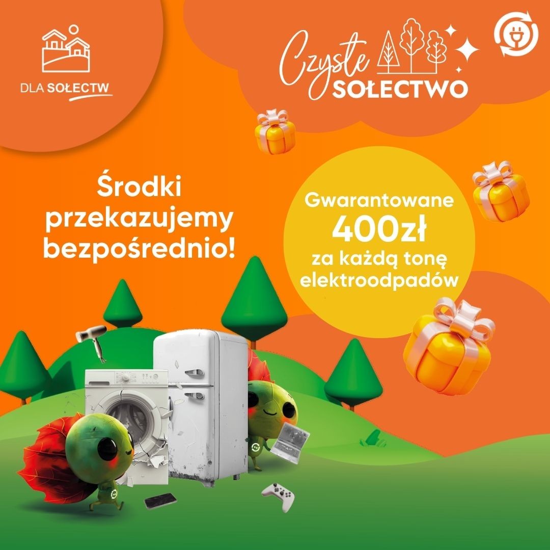 Zbieraj elektroodpady i zdobywaj nagrody pieniężne – rusza program „Czyste Sołectwo”