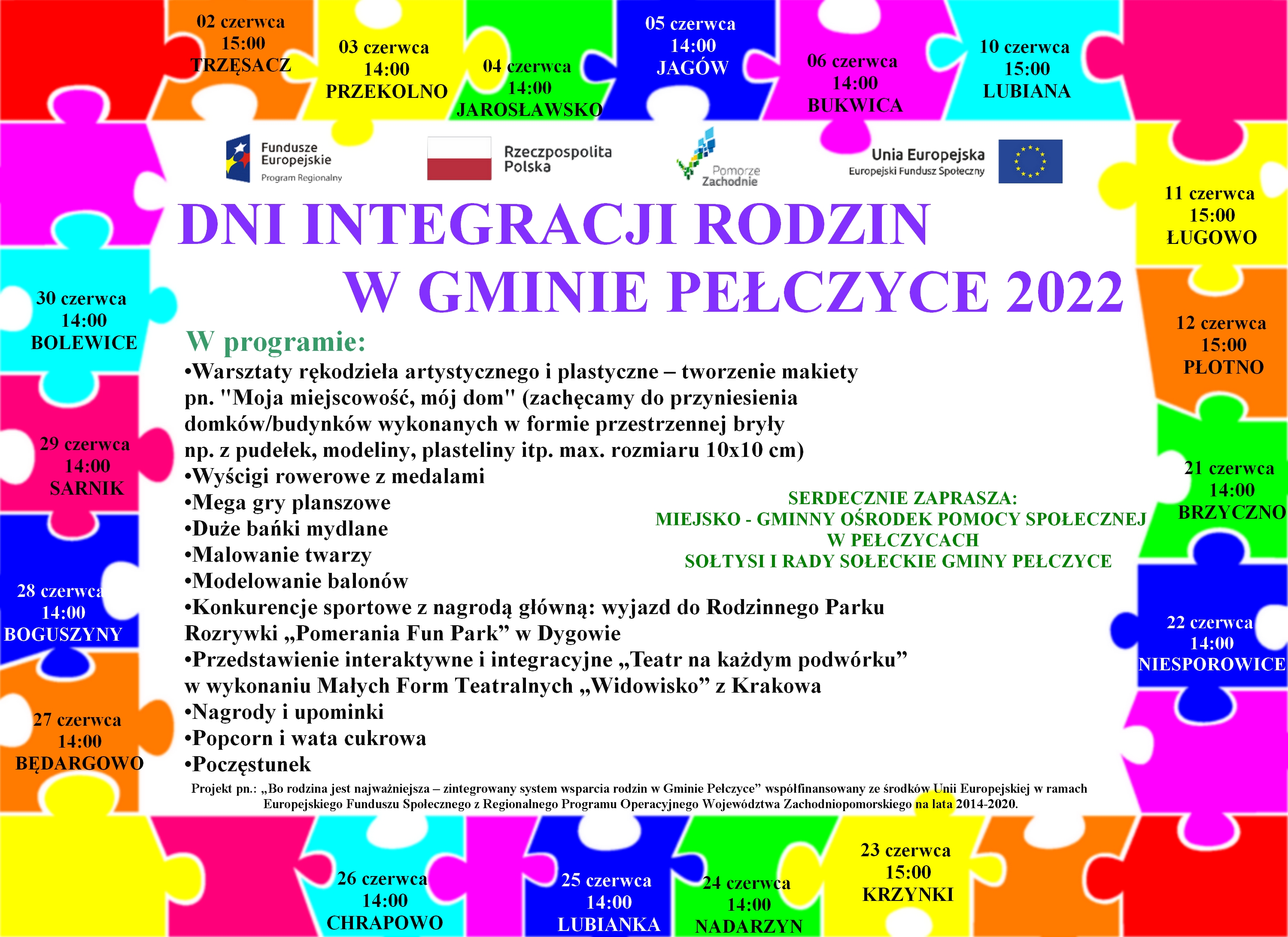 Dni Integracji Rodzin w Gminie Pełczyce