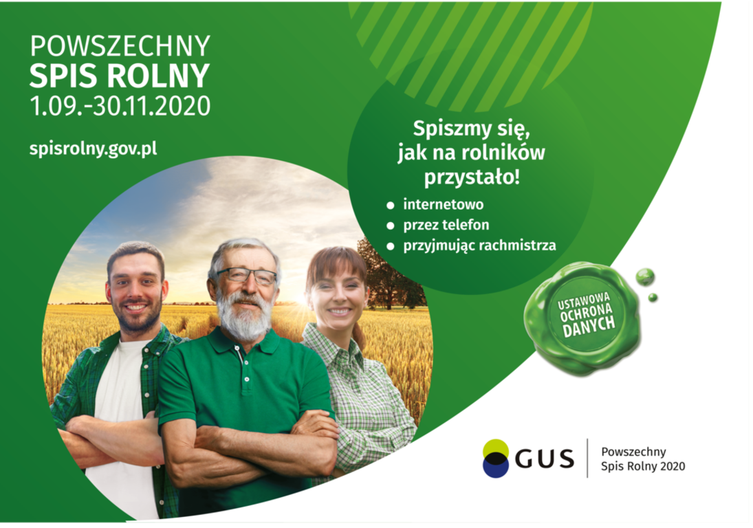 Powszechny Spis Rolny 2020 - Komunikat Burmistrza 